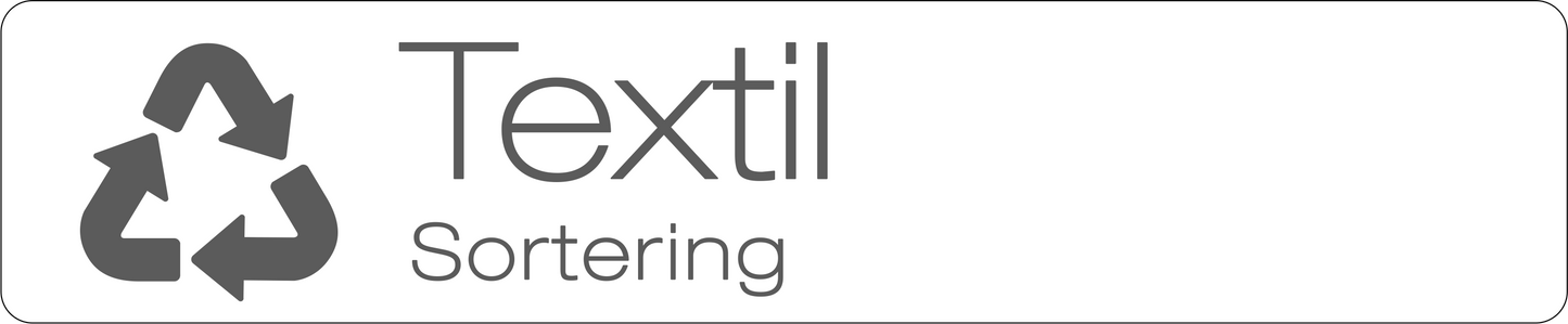 Textil dekal – stilren 14cm